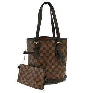Louis Vuitton Damier Ebene Canvas Bucket Bag